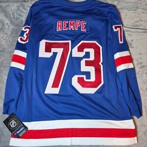 Matt Rempe New York Rangers Womens Large Fanatics NHL Jersey